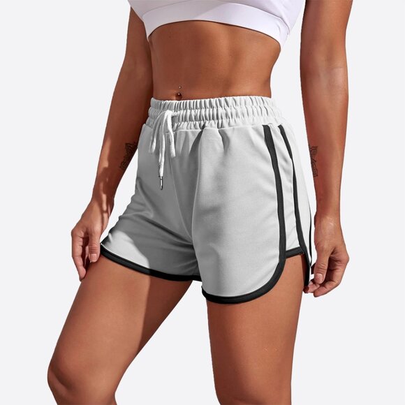 Women's Dolphin Shorts Soft Comfy Elastic Waist Athletic Workout Yoga Pants - Picture 16 of 16